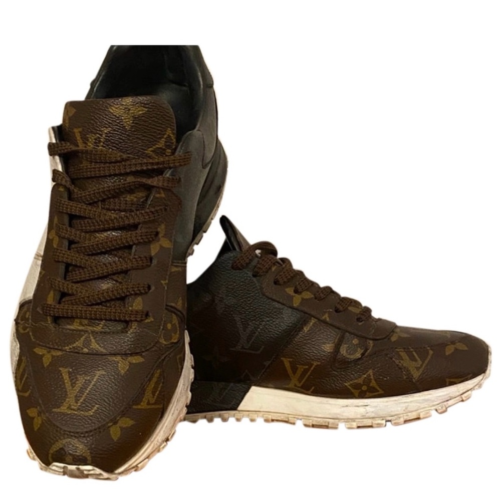 Louis Vuitton Brown Monogram Sneakers with Chunky Sole